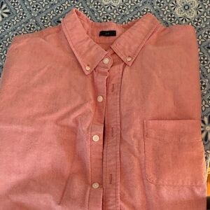 J. Crew Men's Casual Pink Button-Down Shirt